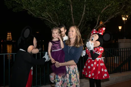 Mickey, Minnie, and the Malone family